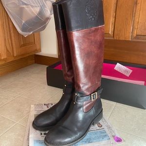 Vince Camuto leather riding boots